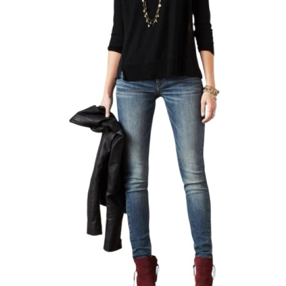 American Eagle Women's Super-Stretch Medium Wash Hi Rise Jegging sz 4 - Picture 1 of 16